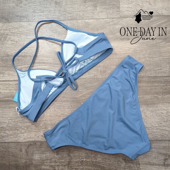 Cupshe Tie Back Bikini Swimsuit Size M - Picture 7 of 7